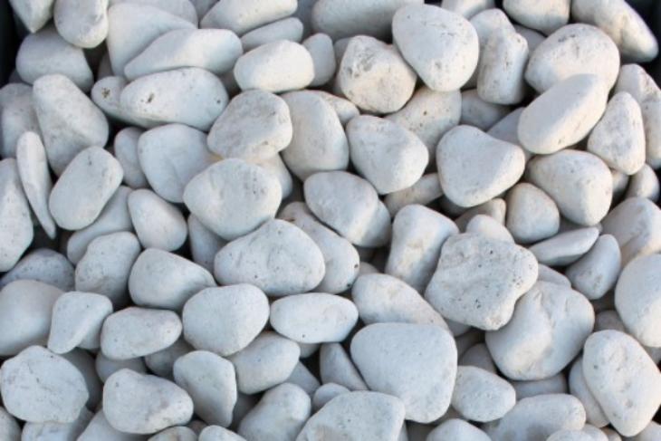 Белая галька галтовка (20-40 мм.)  купить в Химках от производителя, без посредников